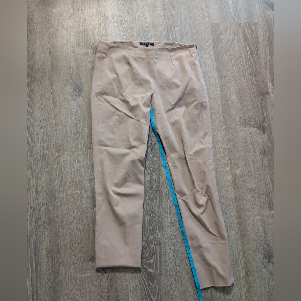 Theory Tan Ankle Pants